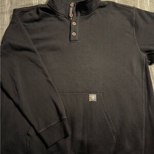 Ariat Men's Black Henley Sweatshirt